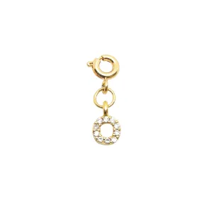 Initial O - Gold Charm