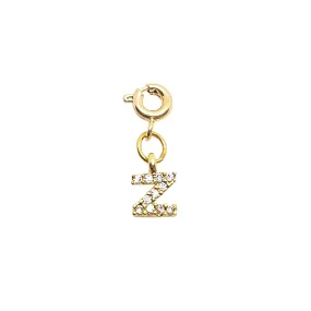 Initial Z - Gold Charm