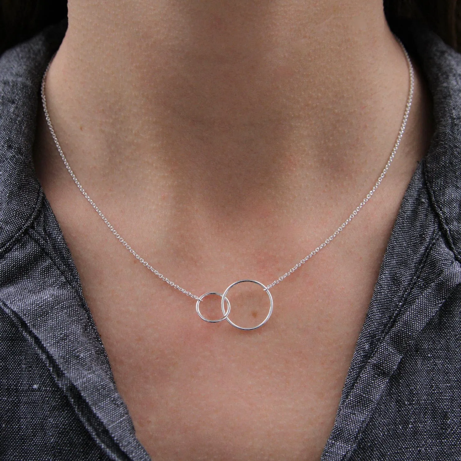 Interlocking Circles Necklace