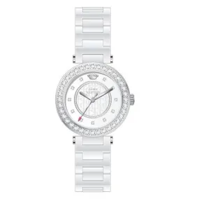 Juicy Couture with 34X34 MM White Watch Band; 1901259