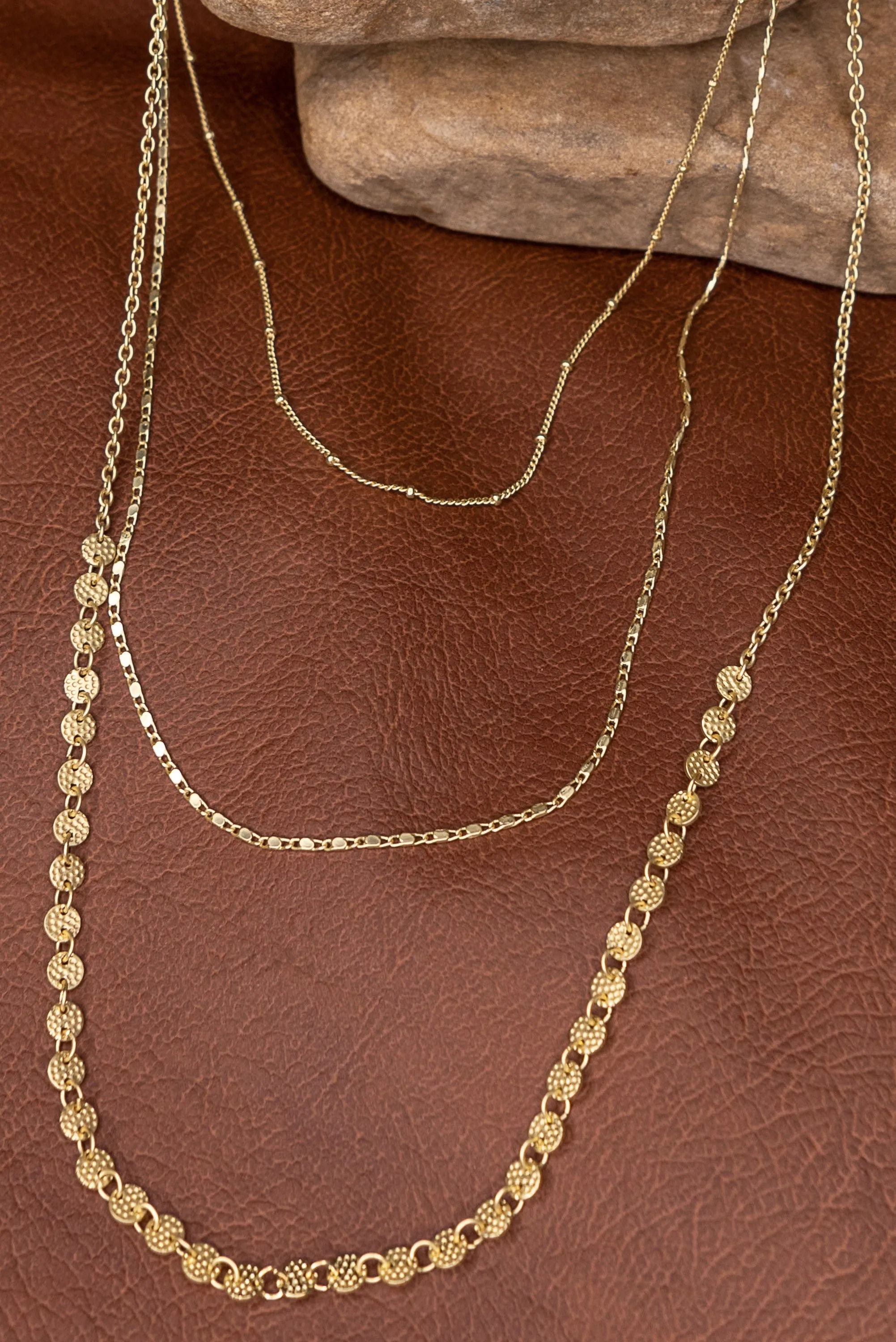 Kinsley Necklace in Gold