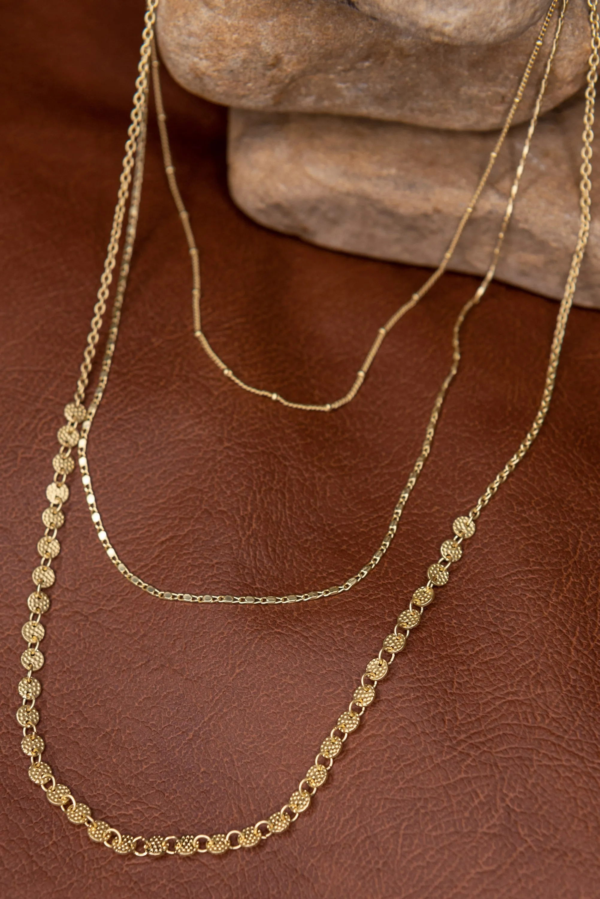 Kinsley Necklace in Gold