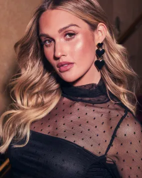 Love Unleashed Heart Drop Earrings