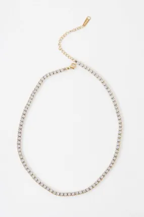 Lovoda Round Stone Tennis Necklace