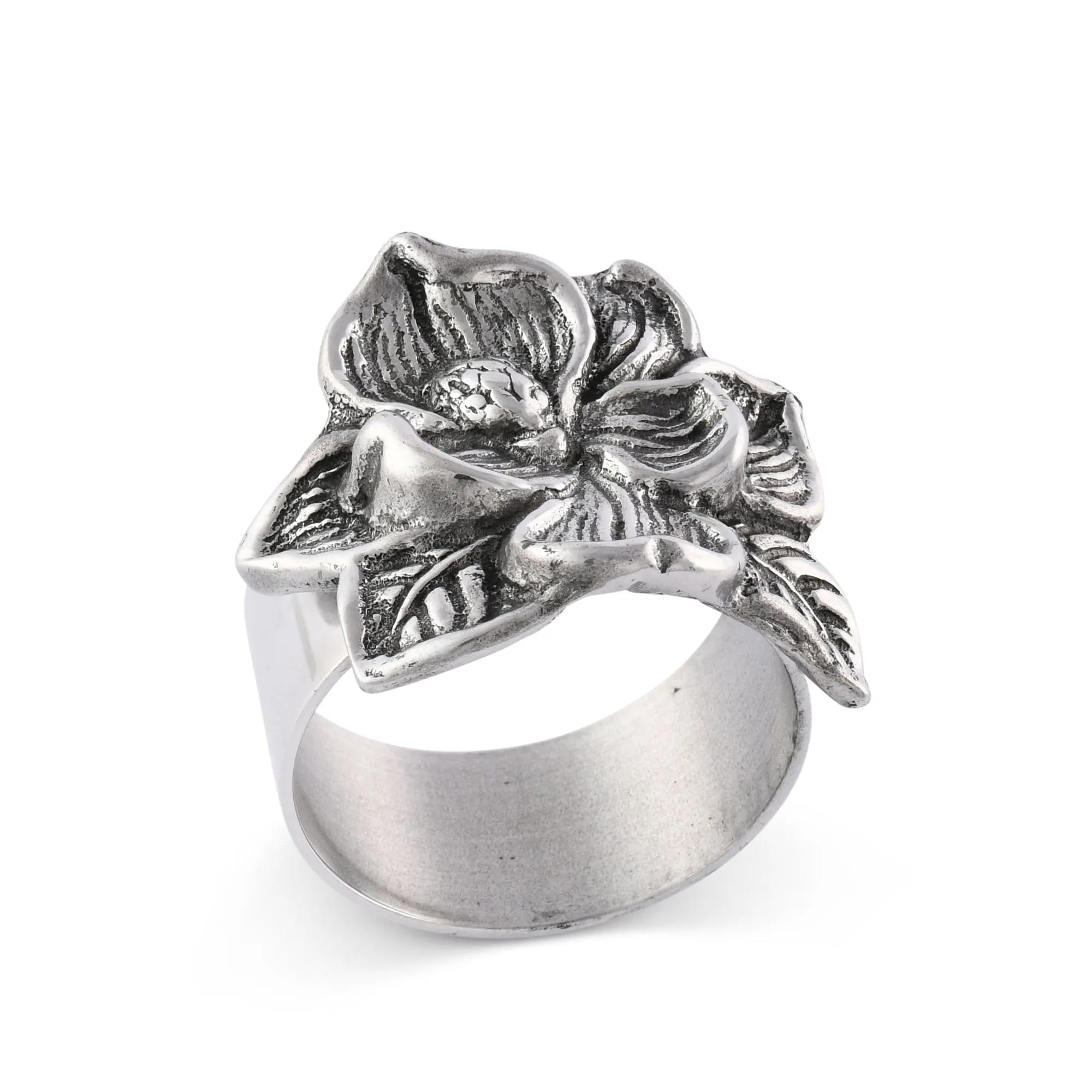 Magnolia Napkin Rings - Set of 4 by Arthur Court Designs