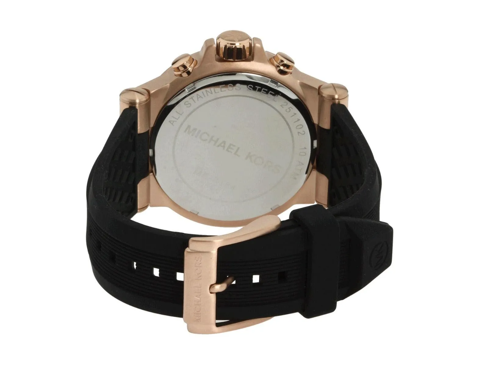 MICHAEL KORS DYLAN MK8184 Chronograph Black Dial Black Rubber Men's Watch