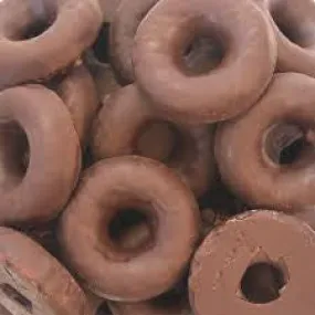 Milk Chocolate Orange Jelly Rings 25LB Bulk