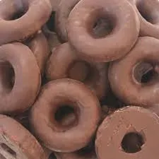 Milk Chocolate Orange Jelly Rings 25LB Bulk