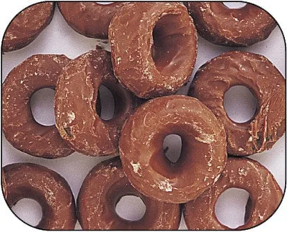 Milk Chocolate Orange Jelly Rings 25LB Bulk