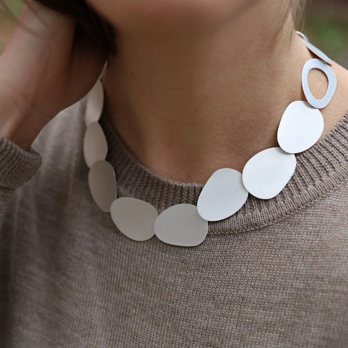 Open Stepping Stone Necklace
