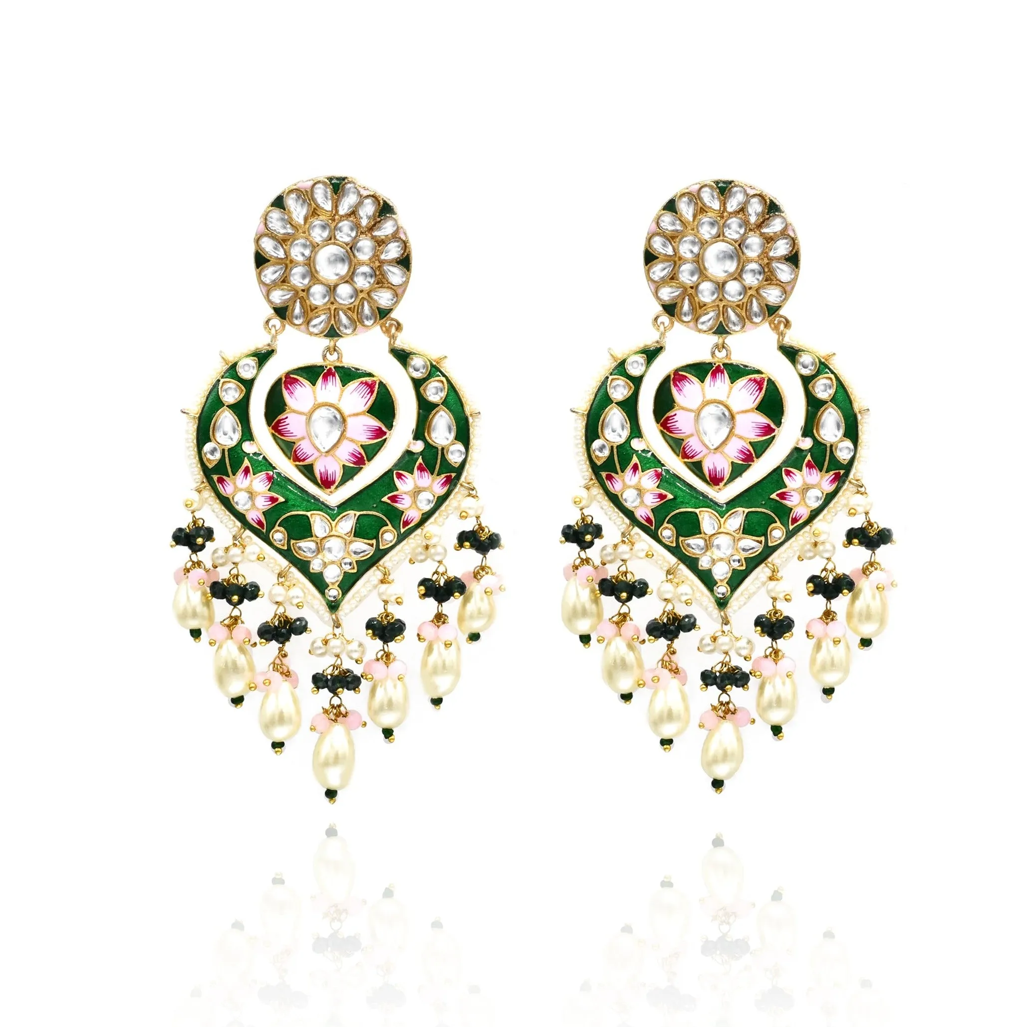 Paarvi Meenakari Earrings