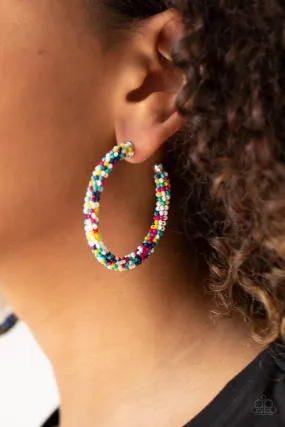 Paparazzi Earring ~ BEAD My Lips! - Multi