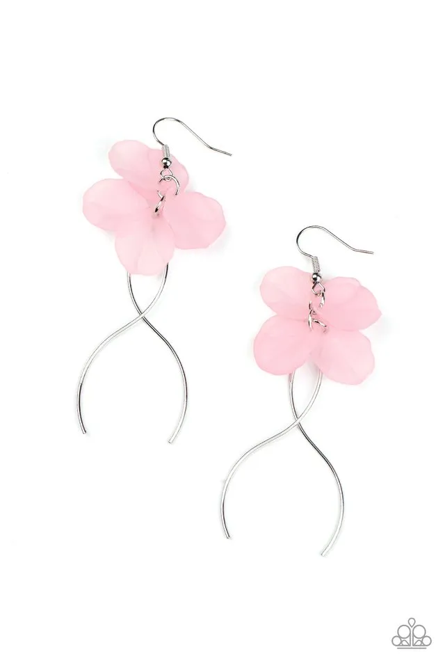Paparazzi Earring ~ Lets Keep It ETHEREAL - Pink
