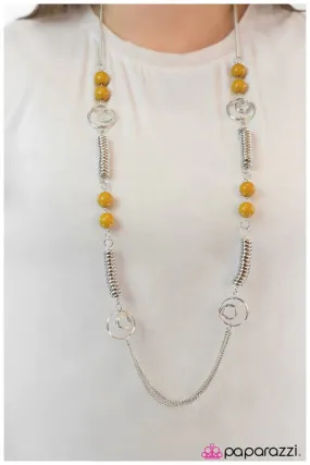 Paparazzi Necklace ~ Break From The Norm - Yellow