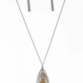 Paparazzi Necklace ~ The Royal Coronation - Brown