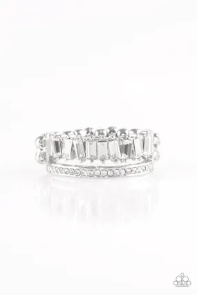 Paparazzi Ring ~ Royal Treasure Chest - White
