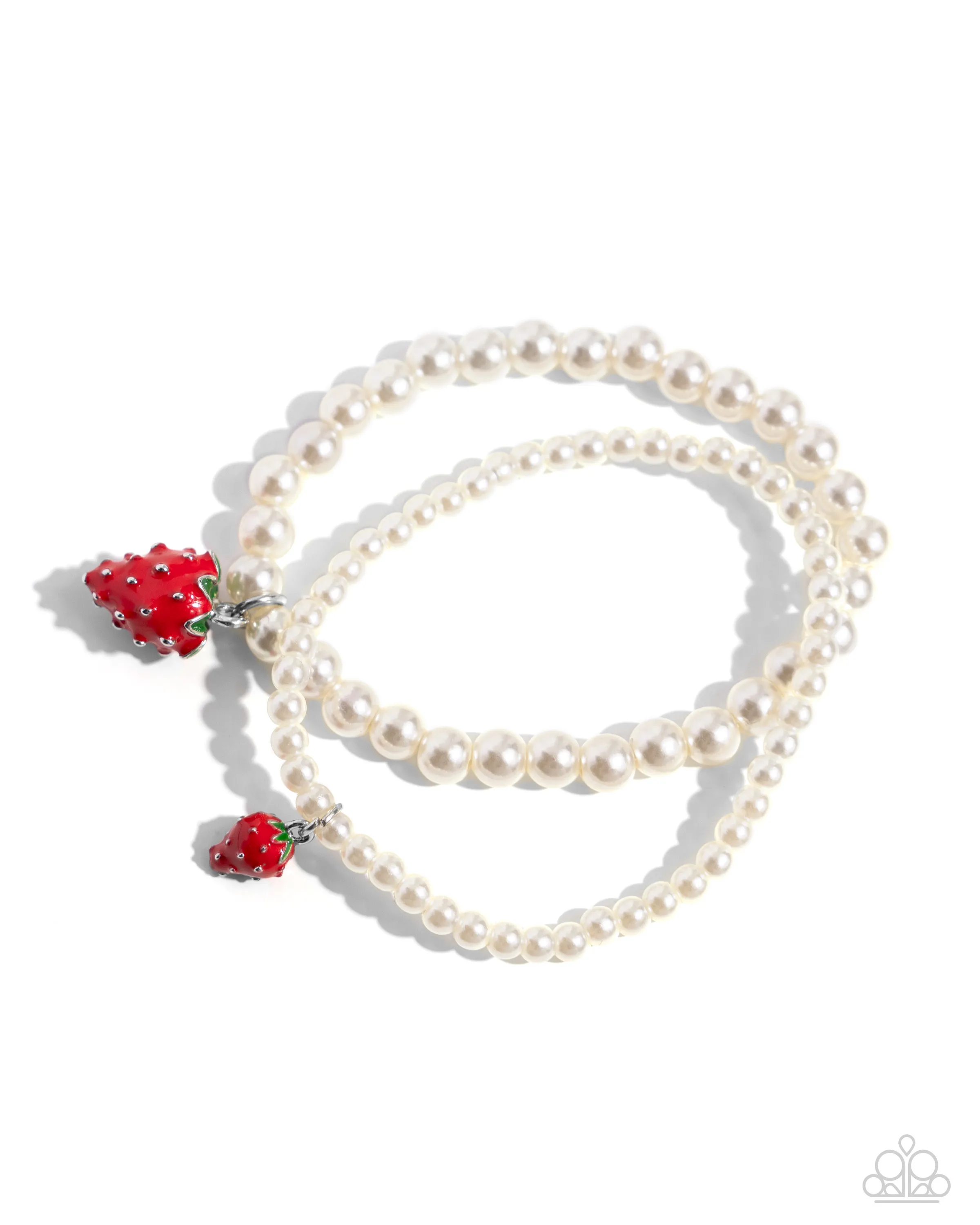 Paparazzi Strawberry Season - Red Bracelet P9SE-RDXX-298XX