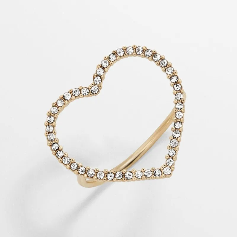 Rainbow Collection "Open Heart" Ring