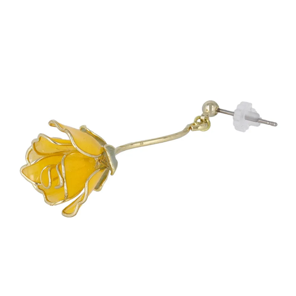 Rose Drop Earrings