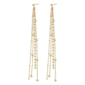 Scope Earrings Multi Gold