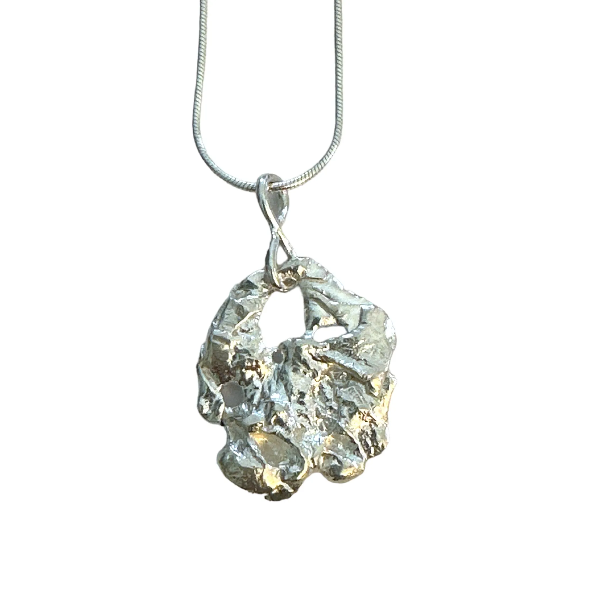 Silver and Gemstone Necklaces by Jenny Miller