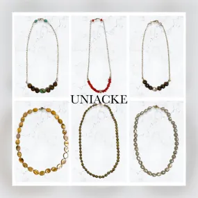 Silver and Gemstone Necklaces by Jenny Miller
