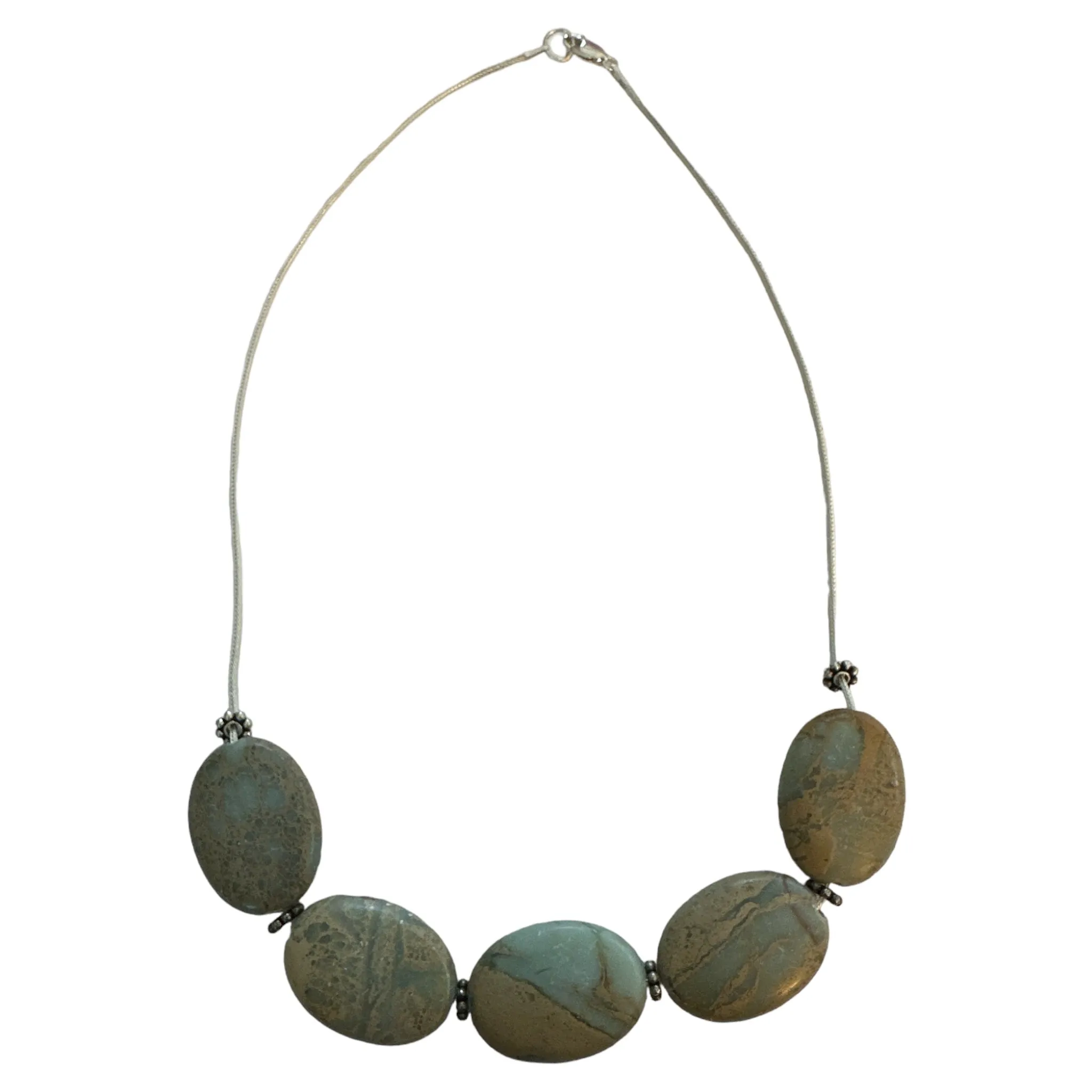 Silver and Gemstone Necklaces by Jenny Miller
