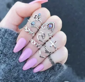 Silver rings