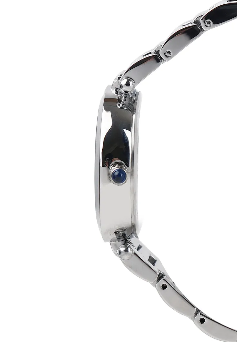 Skye Rose Gold Analog Watch (Silver)