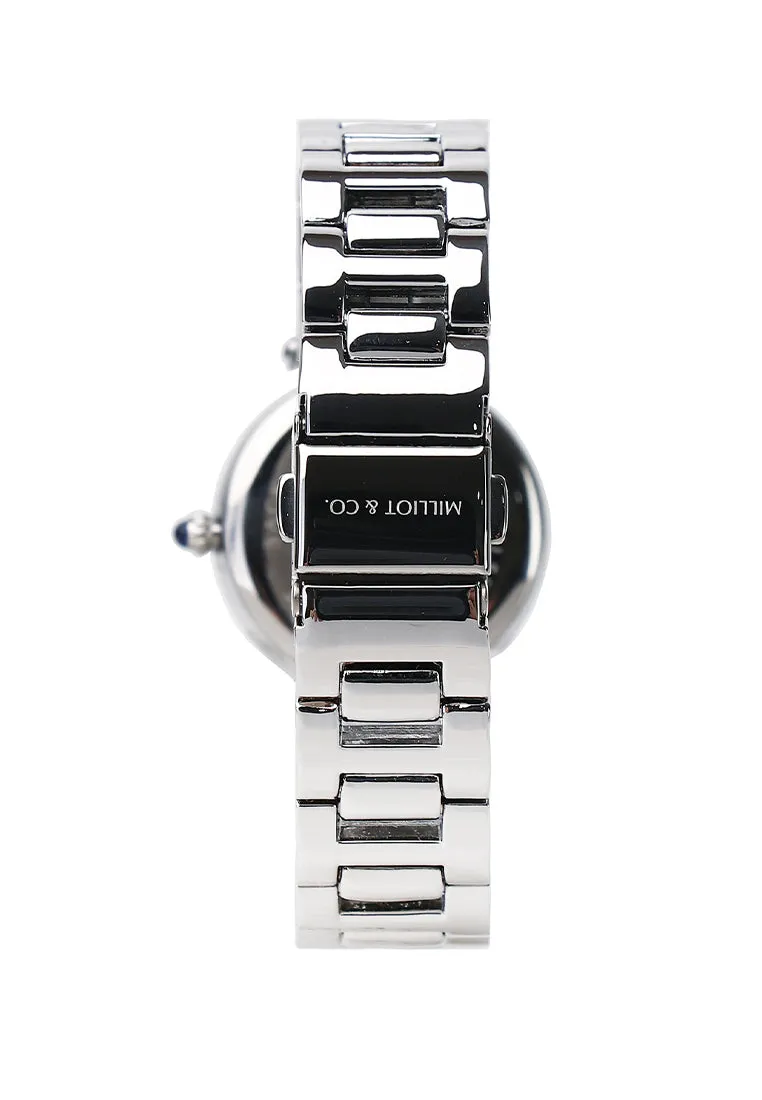 Skye Rose Gold Analog Watch (Silver)