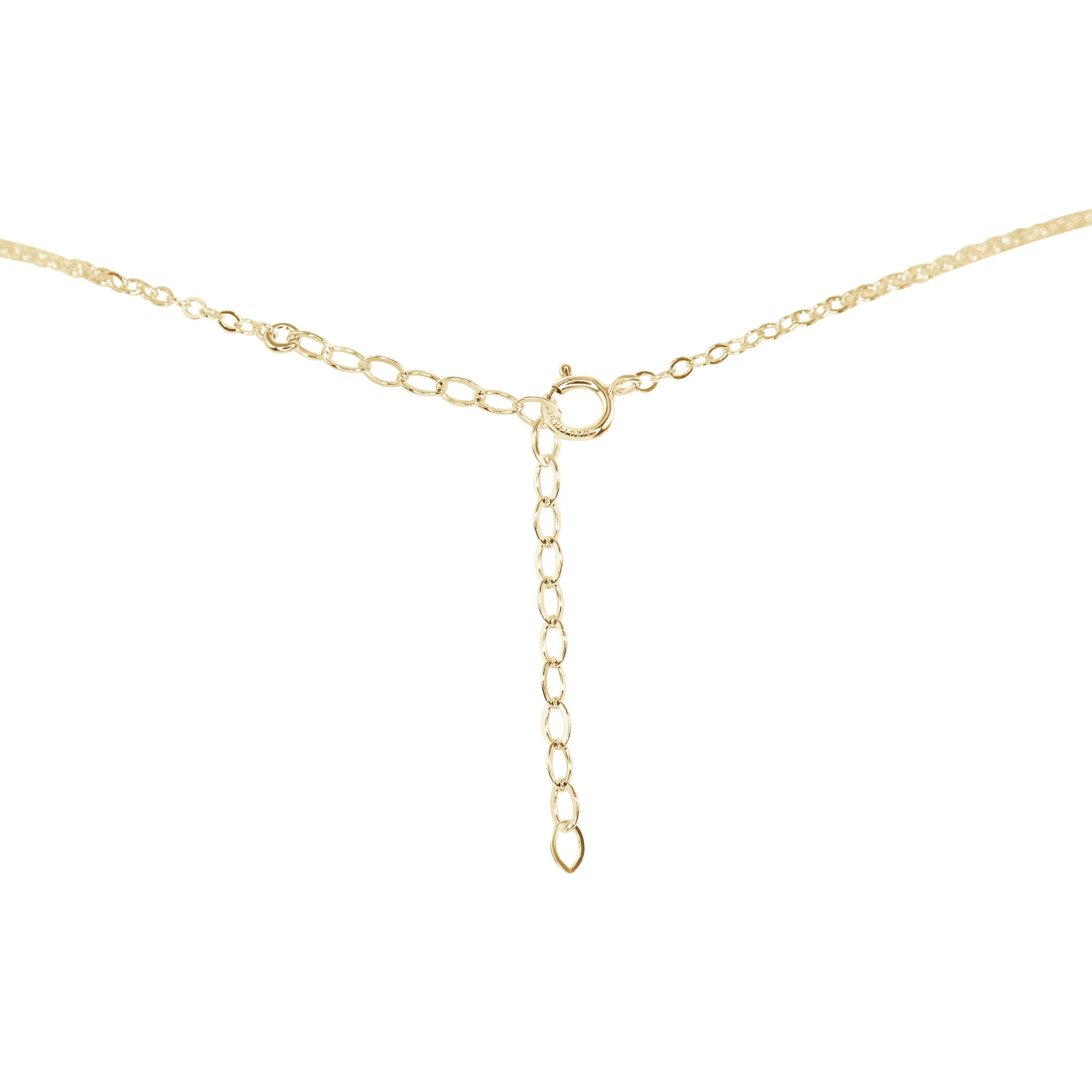 Sparkling Tiger's Eye Faceted Bead Bar Necklace