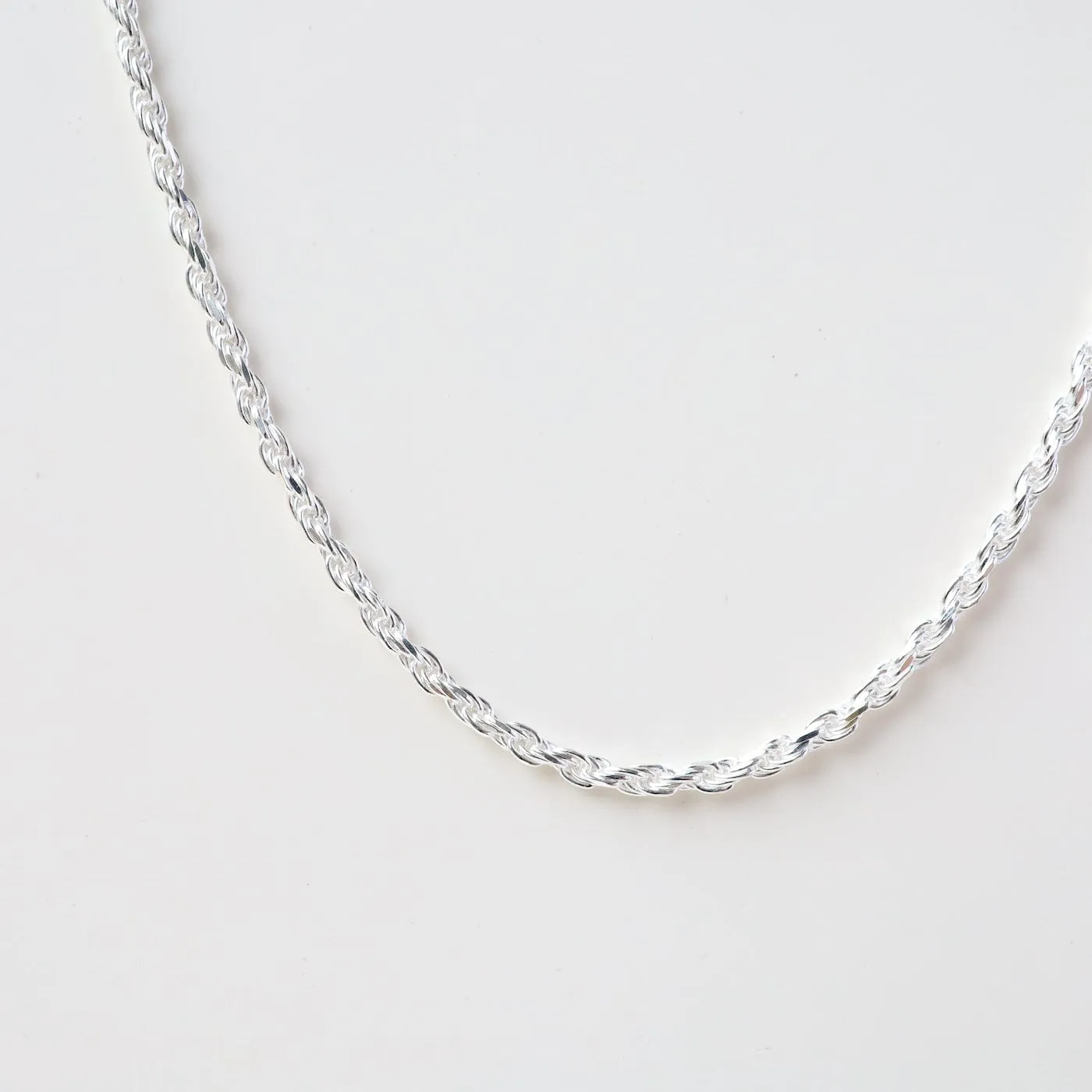 Sterling Silver Rope Chain (Thick) - 30"