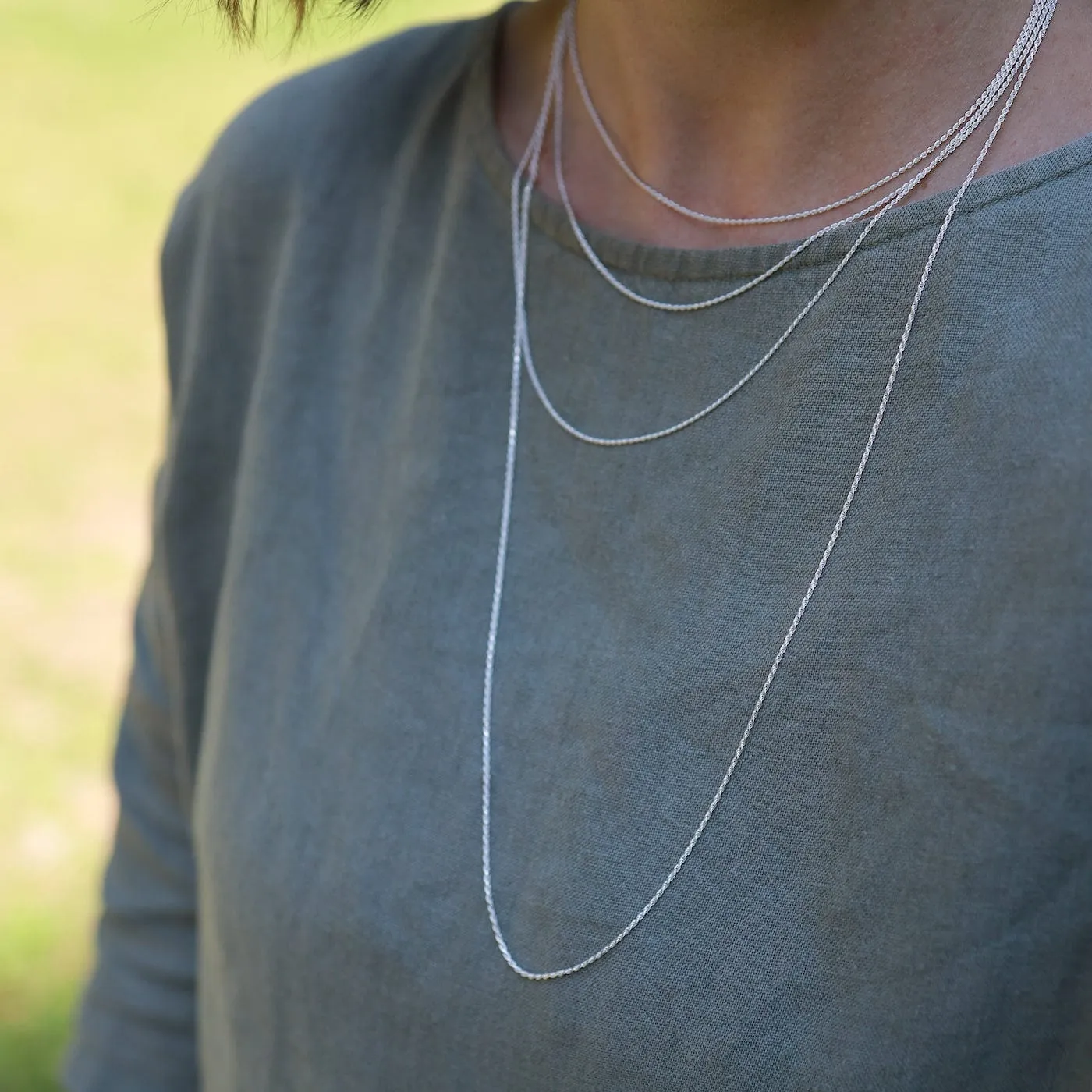 Sterling Silver Rope Chain (Thick) - 30"