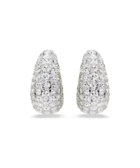 SWAROVSKI SUBLIMA DROP EARRINGS, WHITE,RHODIUM PLATED