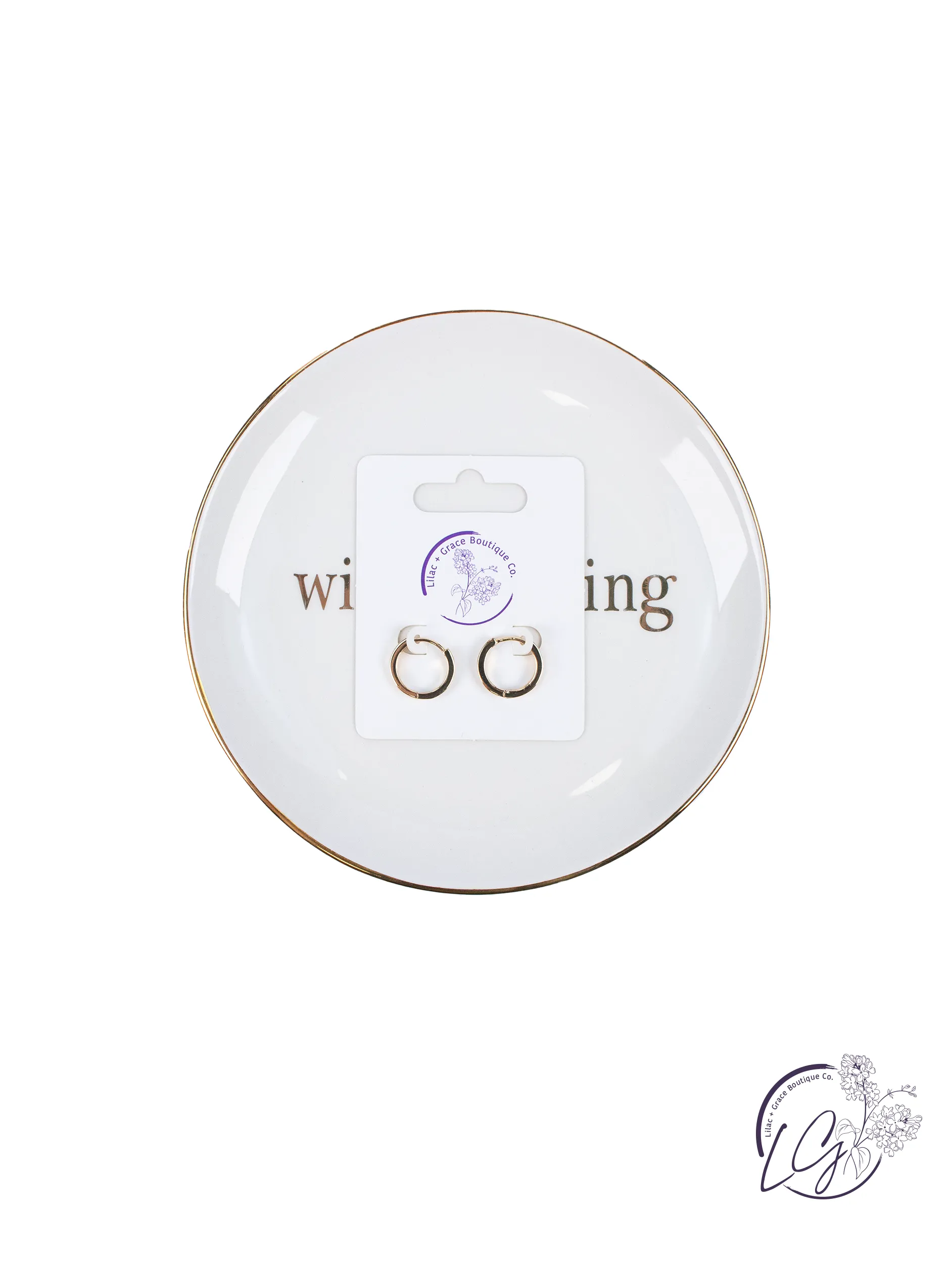 Sweetheart Hoop Earrings