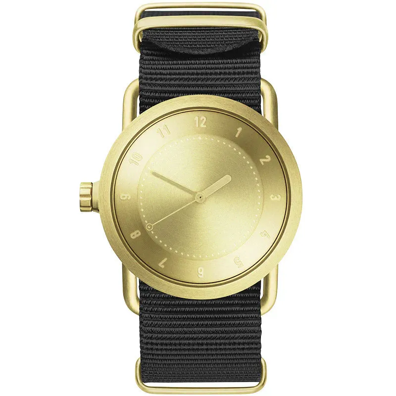 TID No.1 Gold Dial / Tan Leather Strap / Gold Buckle