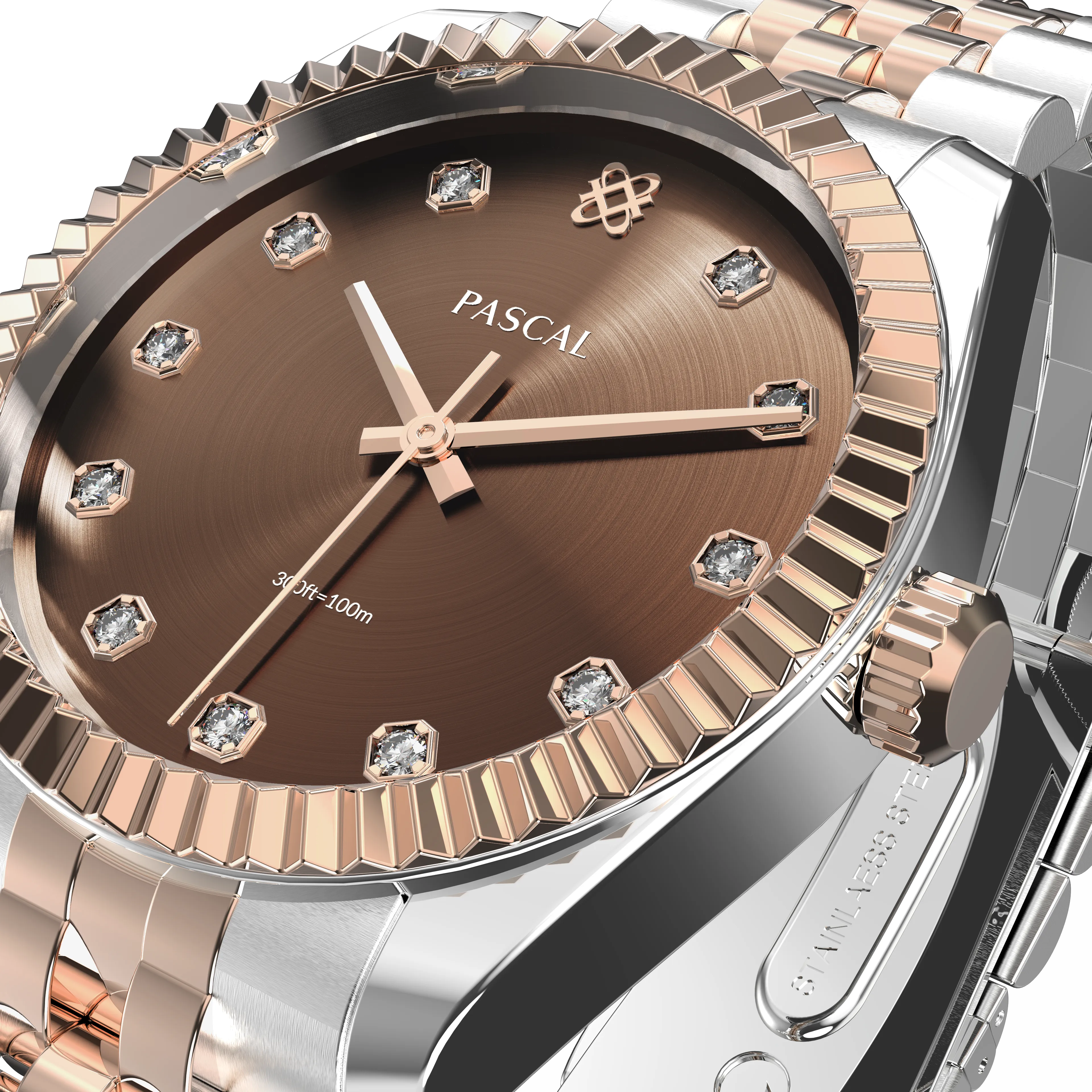 Timeless Classic Diamond Couple Watches