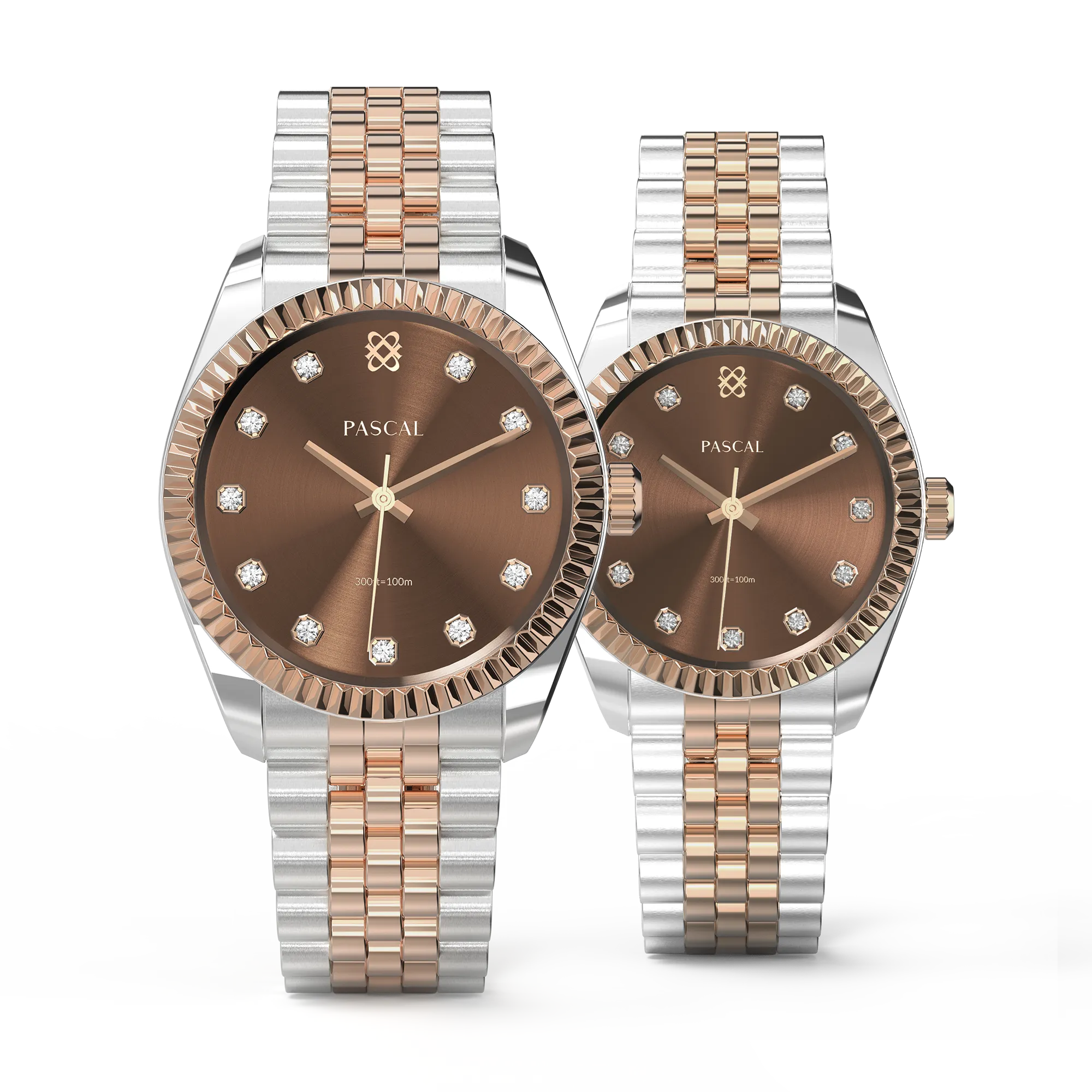 Timeless Classic Diamond Couple Watches