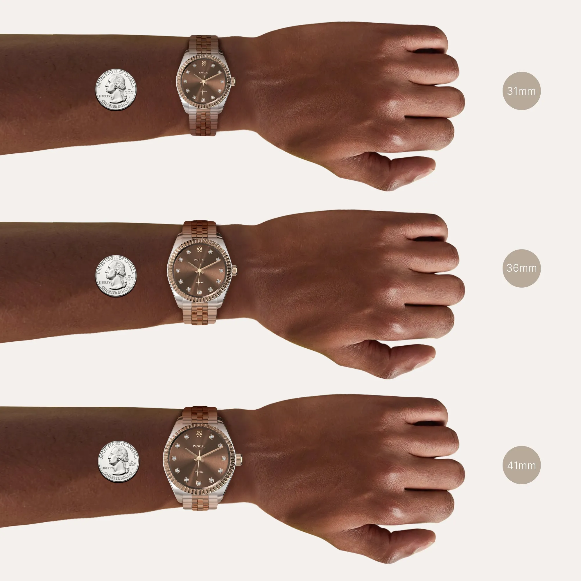 Timeless Classic Diamond Couple Watches