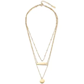 Triple Layer Pendant Necklace