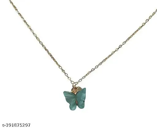 Twinkling Glittering Women Necklaces &amp; Chains - Gold Plated, Adjustable, Set of 5