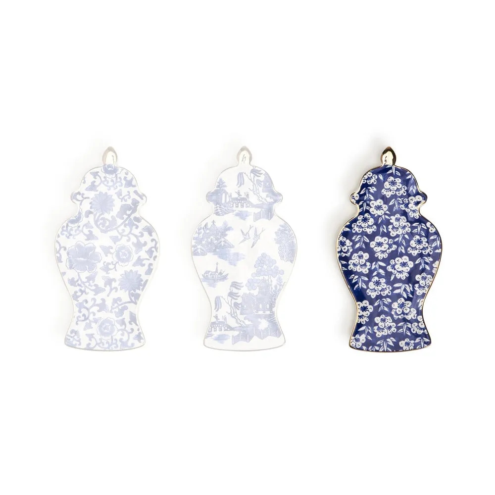 Two's Company Ginger Jar Trinket Tray